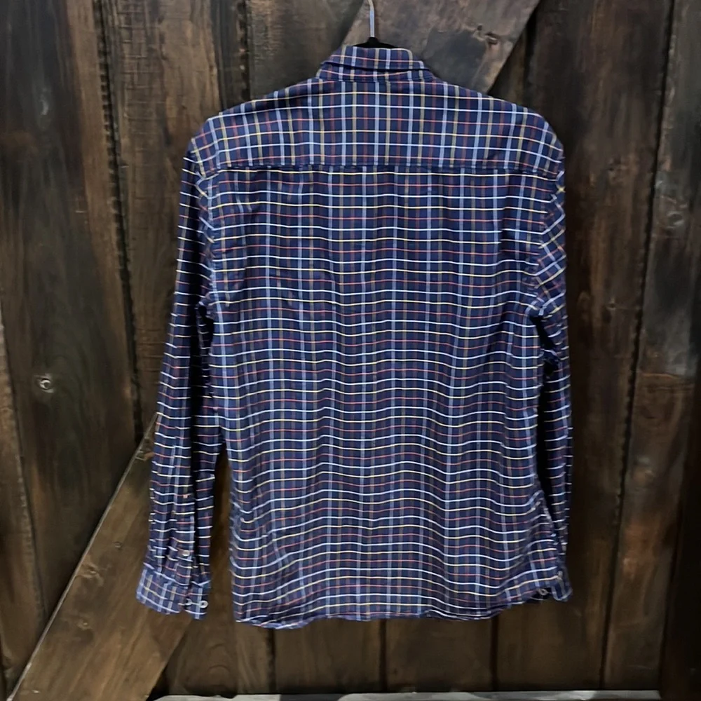 Rare Rabbit long sleeve plaid button down top - Picture 3 of 12